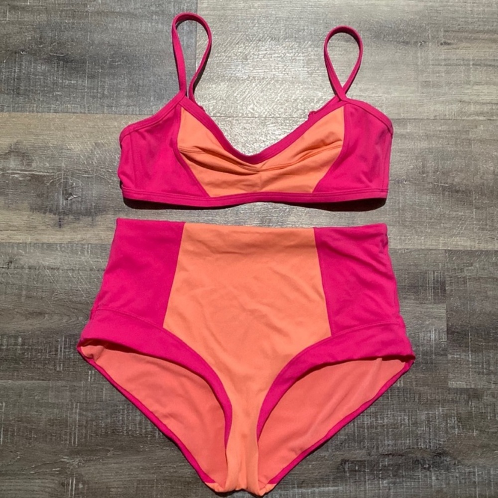 Adore Me 2-Piece Bikini Top and High Waisted Bottom